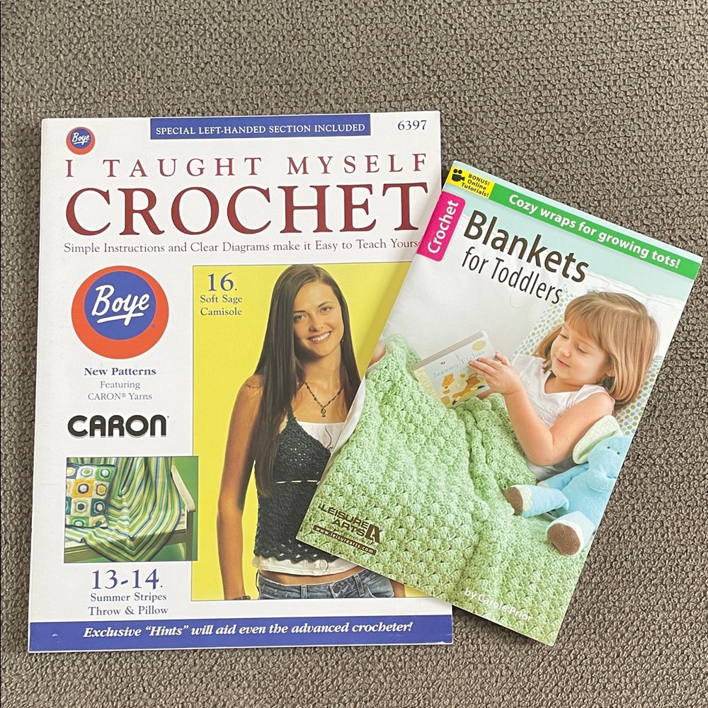 Two Crochet Instruction Booklets